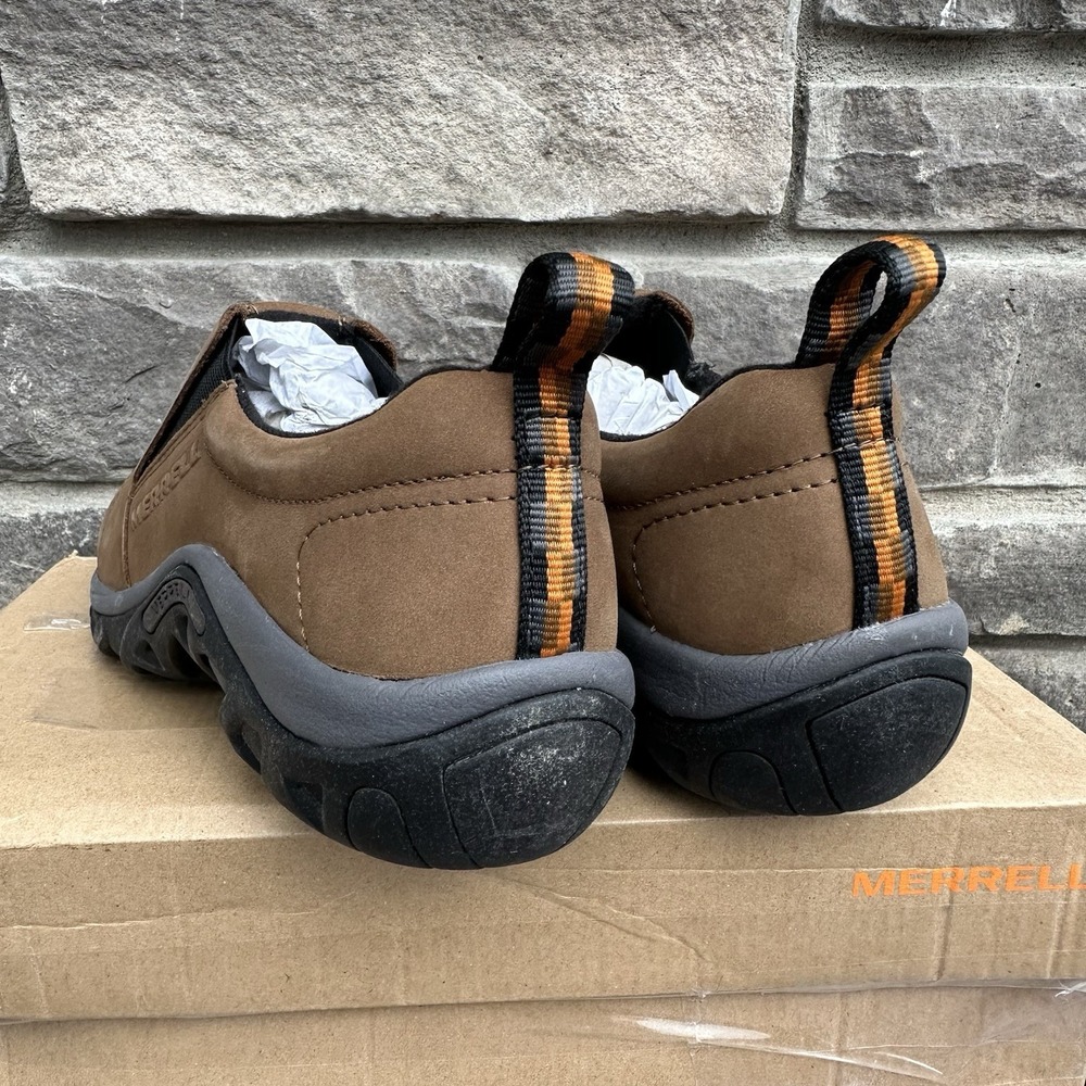 Merrell Mens Jungle Moc‎ Nubuck Waterproof Slip On Shoes - Size 7.5 - Picture 4 of 5